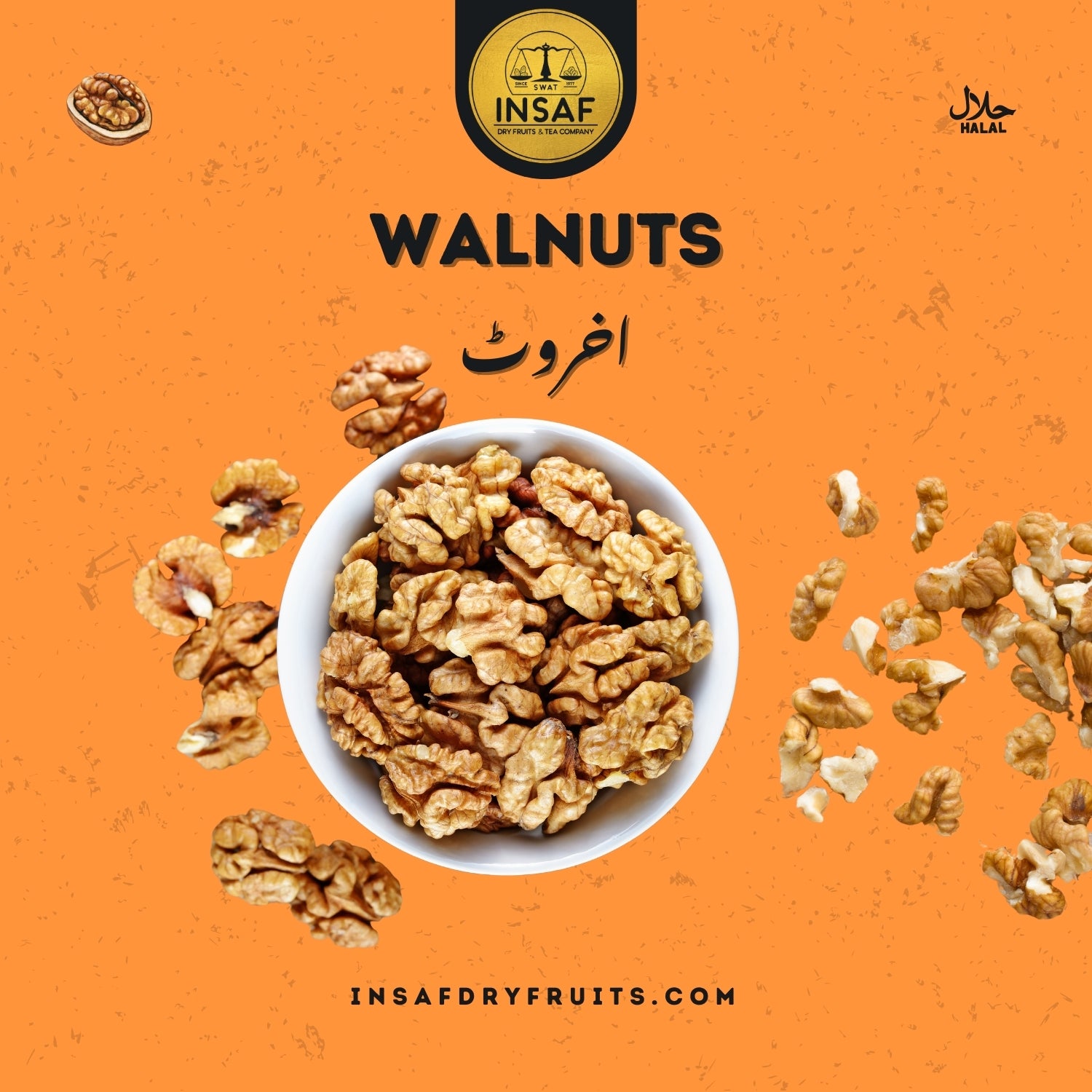Walnuts INSAF DRY FRUITS TEA walnuts-insaf-dry-fruits-tea